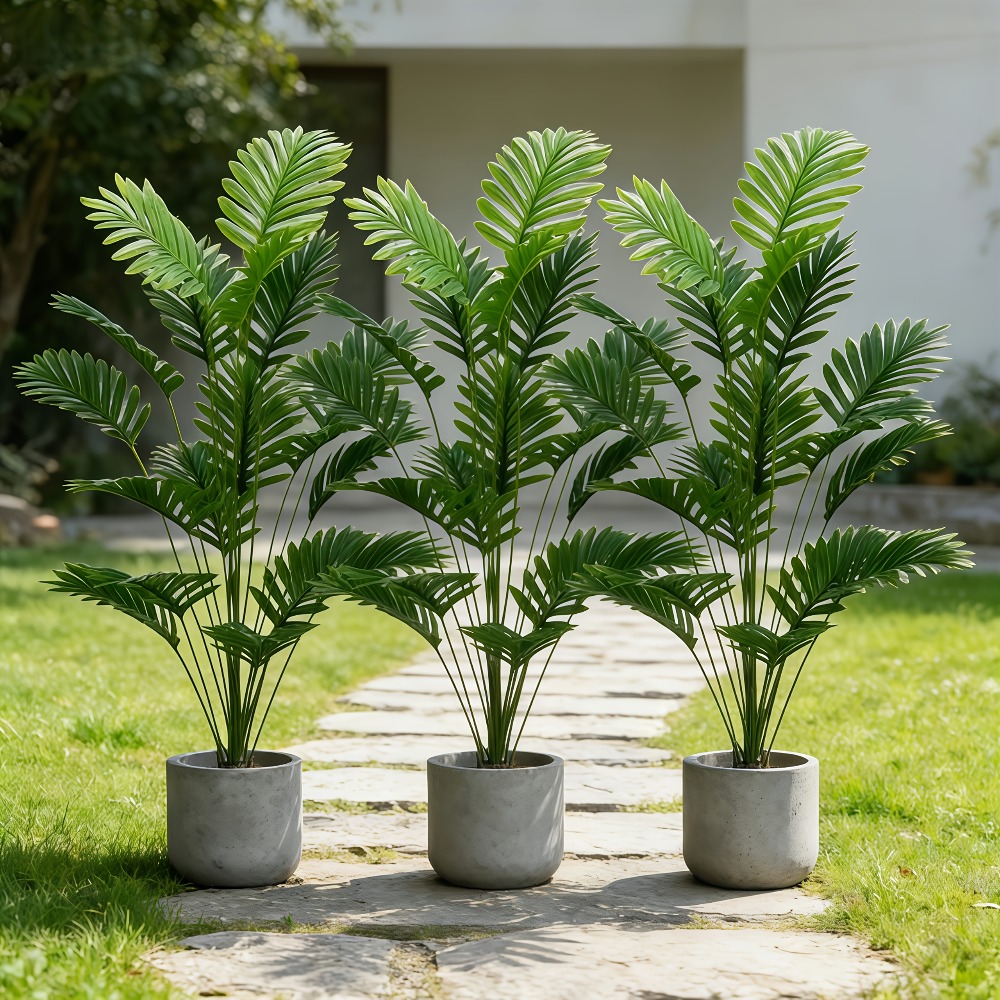 1 قطعة شجرة نخيل صناعية كبيرة  - مراجعة Ficus Lyrata Tree وسعره